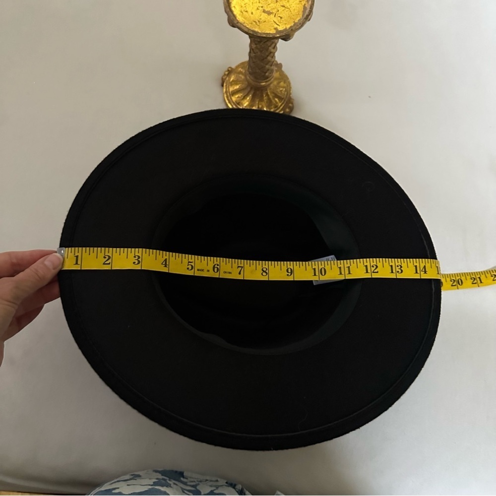 Black Fedora Hat - image 7